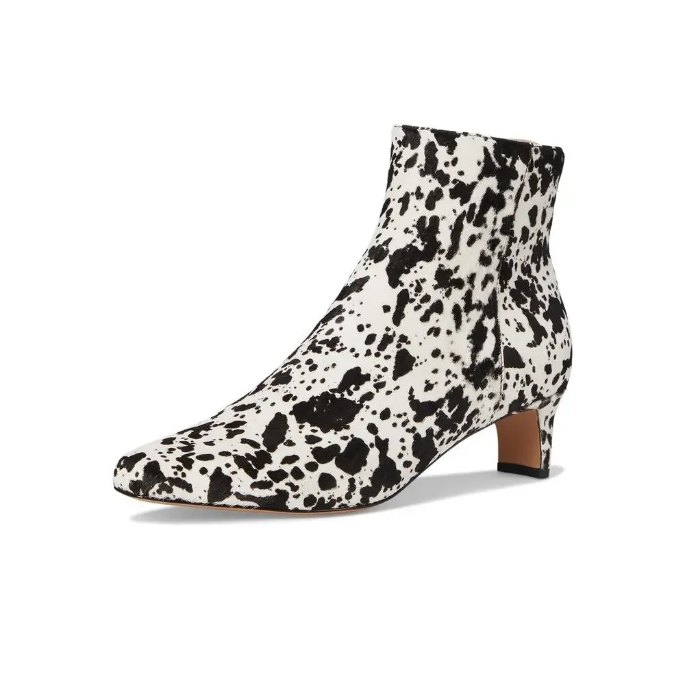 PELLE MODA WOMEN'S GALIA 2 FASHION BOOT, BLACK/WHITE, 10